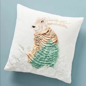 Anthropologie Karen Nicol Wintertime Pillow